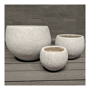 Chậu Hoa Chậu Trồng Ngoài Trời Vòng Sợi Xi Măng Bê Tông Chậu Bắc Âu Lớn Hình Cầu Nhà Máy Châu Âu Nồi - Product Image 3