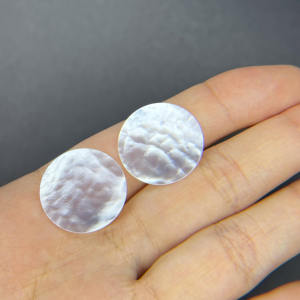 21*0.45Mm Witte Moederparel (Dweil) 3a Kwaliteit Vis Schaal Natuurlijke Shell Aangepaste Horloge Wijzerplaat Accessoire Polshorloge Gereedschap Onderdelen - Product Image 1