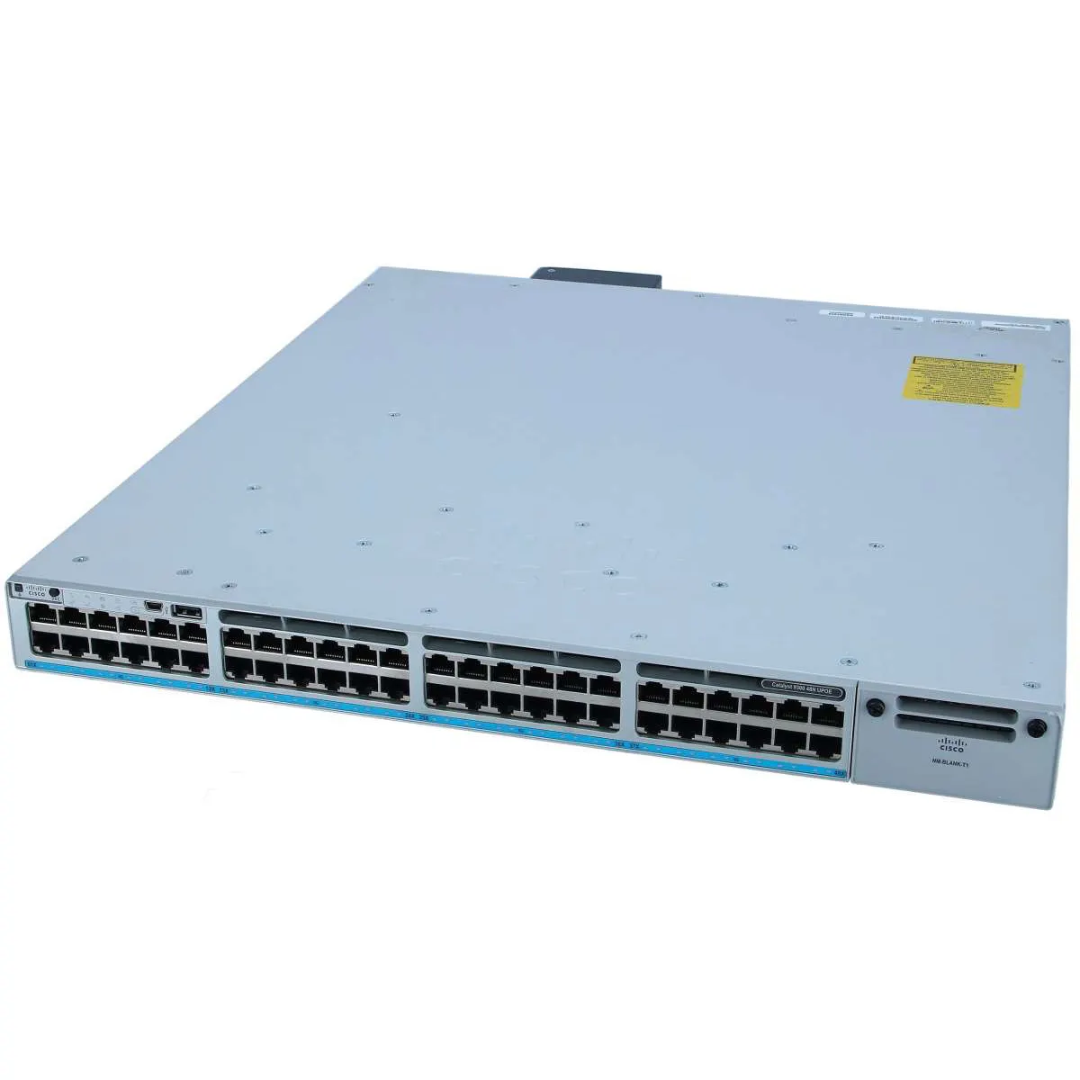 C9300 C9300-48UB-A บัฟเฟอร์ลึก48พอร์ตแบบ upoe ใช้สำหรับเครือข่าย30/เดือน