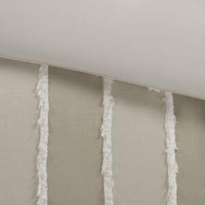 Juego de edredón de algodón a rayas DB de 3 piezas, juego de edredón de tejido suave de tamaño Queen, relleno de poliéster de seda para el hogar, boda, Hospital, Hotel - Product Image 5