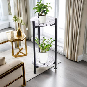 Low MOQ Indoor Home Decor Baumform Metall Pflanzenst änder Platzsparender Blumen ständer für Balkone & Garten - Product Image 4