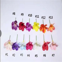 B-2228 Fleurs artificielles en mousse Hawaï Plumeria Hibiscus pour coiffure DIY, mariage, vacances, plage, fête, fête des Mères, Noël, Nouvel An