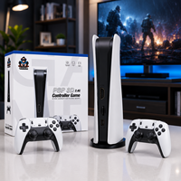 Console de jeu rétro écologique P5X, plus de 40 000 jeux, 4K HD, Plug & Play, sans fil 2,4 GHz, système de volant de course, joystick, détection de mouvement