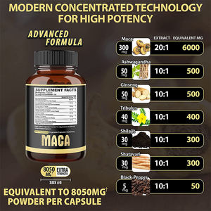 OEM/ODM MACA Root Capsules for Women Herbal <b>Butt</b> Booster & Hips <b>Enhancer</b> Powerful Healthcare Supplement for Men & Women - Product Image 2