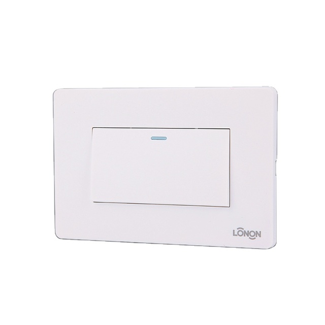 High Quality Wholesale Dubai Electric 10A Cover Plates One Gang One Way Wall Switch
