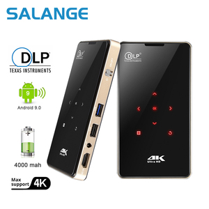 Pour projecteur DLP Mini BT WiFi Android 9.0 Batterie 4000mAh 4K Miracast <span class=keywords><strong>Airplay</strong></span> Projecteur vidéo intelligent mobile 200 Lumens <span class=keywords><strong>2</strong></span> - Product Image 2