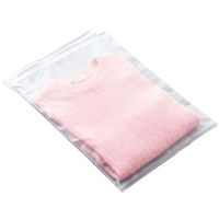 Grands sacs en PE étanches et hermétiques avec fermeture éclair pour vêtements, chaussures et maillots de bain - Emballage réutilisable pour vêtements avec impression sérigraphique
