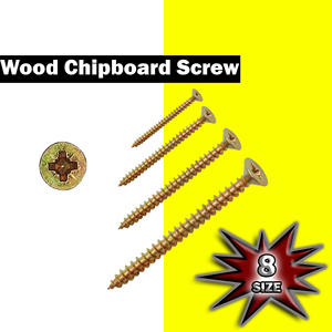 Đầu Chìm Mạ Kẽm Màu Vàng Pozi Ổ Đĩa Cứng Bằng Gỗ DIN7505 Cứng C1022 Vít Ván Dăm Đồ Nội Thất Bằng Gỗ MDF - Product Image 5