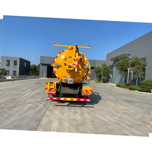 Diesel-Fueled Municipal Sanitation Sewage Pumping Manure Truck High Pressure Pipeline Septic Truck Motor Gearbox Used Sewage - Product Image 4