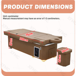 Sauna à cheveux relevable Design incurvé Tête de confort Lit de spa Manucure et pédicure Chaises de lit électriques Pas de plomberie avec bain de pieds - Product Image 6