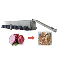 Machine de séchage industrielle à bande maillée pour raisin, thé, chou, fruits, gingembre, légumes, du fabricant d'origine