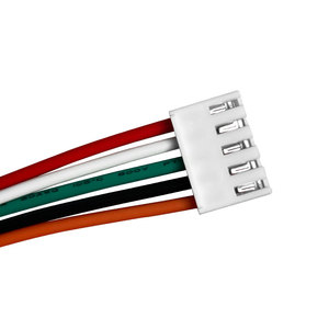 Cable de Extensión de Conector Balanceado, Macho, Paso de 200 mm, Cabeza Única, 2.0 mm, JST-PH2.0, 5 Pines, IP68, Aislamiento de PVC, Cobre Electrónico - Product Image 1