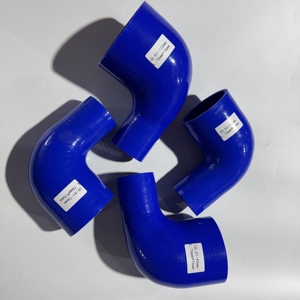 Customized Size 45/90/120 Degree High Quality 90&deg; Elbow <strong>Silicone</strong> Hose51/63/75mm 3-6 Ply Polyester Reinforced High Temp Resistant - Product Image 4