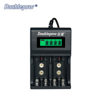 Chargeur de batterie mural d'affichage à cristaux liquides/LED intelligent de prix usine de la Chine 1.2v AA AAA Nimh Nicd 9v Li Ion chargeur de batterie rechargeable
