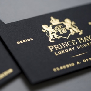นามบัตรธุรกิจหรูหราคุณภาพสูง กระดาษอาร์ตหนา พิมพ์สกรีน ขายส่ง - Product Image 6