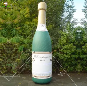 Airfun Заказная надувная бутылка шампанского рекламная гигантская надувная пивная бутылка