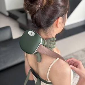 Masajeador Portátil Shiatsu con Calor para Cuello y Hombros, Presión con Dedos, Amasamiento Profundo de Tejidos, Compresa Caliente para Alivio de Espalda, Piernas y Cintura - Product Image 6