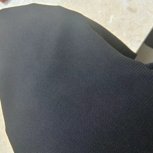 韓国製フォーマルブラックアバヤレックスクレープ生地女性用アバヤ - Product Image 6