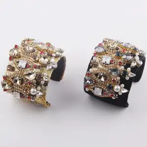Kaimei 2022 Mode-sieraden Barokke Overdreven Diamanten Bezaaid Water Drop Vergulde Armbanden Armband Armbanden Voor Vrouwen