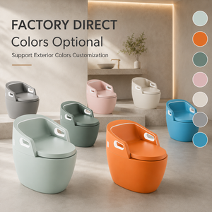 WC intelligent personnalisable avec télécommande, bidet intégré, coloris au choix, en céramique, à poser au sol, pour maison, hôtel, appartement - Product Image 1