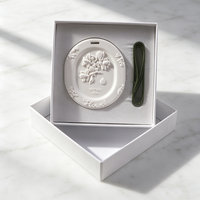 Diffuseur d'arômes suspendu Finru en céramique, fleur décorative, parfum d'intérieur longue durée, désodorisant pour armoire aux huiles essentielles