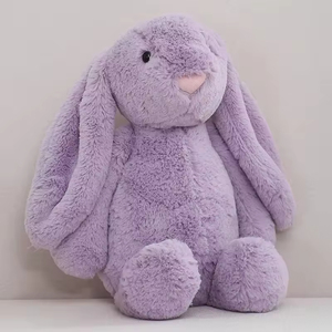 Venta al por Mayor de Muñecos de Peluche de Conejo de 40 cm, Regalos para Niñas, Directamente de Fábrica, Conejitos de Peluche con Orejas Largas - Product Image 5