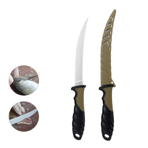 Cuchillo para Filetear Pescado, Juego de Cuchillos Profesionales de 4 Pulgadas para Filetear Pescado, Hoja de Acero Inoxidable 3CR13, Cuchillo para Filetear Pescado para Pesca - Product Image 2