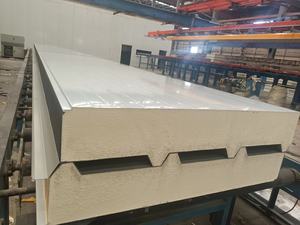 Panneau sandwich en acier isolé moderne en polyuréthane pour hôpital et atelier, toiture de maison préfabriquée, mur, panneaux PIR écologiques - Product Image 2