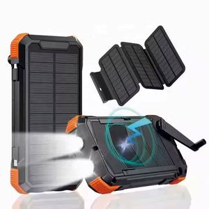 Logo personnalisé 4 panneaux solaires Batterie solaire 30000mah Chargeur solaire pour voiture 36800mah 50000mah - Product Image 1
