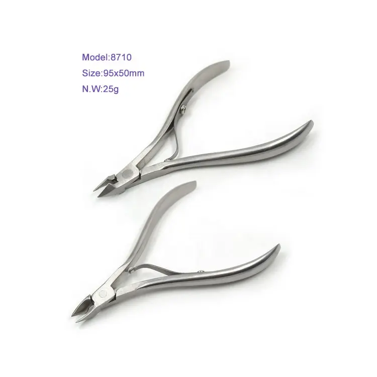 Hot selling manicure tools silver nail cuticle nipper professional sharp cuticle cutter trimmer