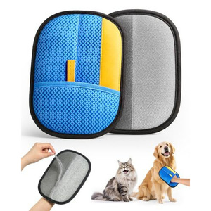 Guante Removedor de Pelo para Mascotas Volpet Azul para el Cuidado de Perros, Recolector de Pelo con Carga Estática - Product Image 3