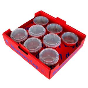 [Solo Personalizado] Bandejas <span class=keywords><strong>de</strong></span> Cartón Impresas para Vasos <span class=keywords><strong>de</strong></span> Arándanos, Caja <span class=keywords><strong>de</strong></span> Paletas, Embalaje <span class=keywords><strong>de</strong></span> Frutas Corrugado, Caja Reforzada y Engrosada para Vasos <span class=keywords><strong>de</strong></span> Yogur - Product Image 1