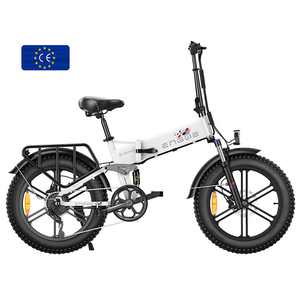 Bicicleta Eléctrica Plegable ENGINE X 250W, Velocidad 25 Km/h, Suspensión Completa, Neumáticos Gruesos de 20*4.0 Pulgadas, Batería de 48V 13Ah, ENGINE X 25 Km/h - Product Image 3