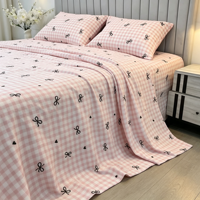 Lot de literie en tissu excédentaire de production, ensemble de draps en gros, literie imprimée en stock excédentaire, approvisionnement en vrac