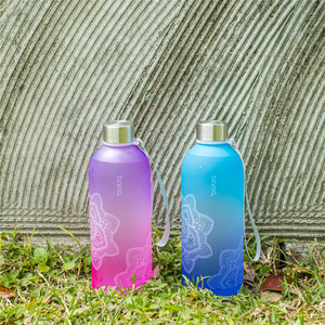 Botella de agua libre de BPA ecológica Tritan 32 Oz personalizada de alta calidad con correa para beber directamente y viajar - Product Image 5