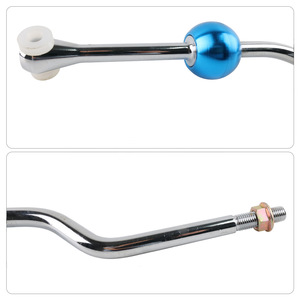 Palanca de cambios corta de aluminio Auso-Racing M10X1.25 azul para Peugeot 206 99-00 - Product Image 5