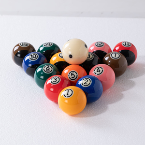 Juego Completo de Bolas de Billar Estándar - Juego de Bolas de Snooker de Cristal Coloridas, 9 Bolas de Resina, Kit Completo para Entretenimiento en el Hogar - Product Image 2