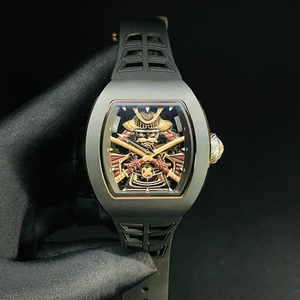Top Limited Edition Men's Mechanical <b>Watch</b> Carbon Fiber <b>Case</b> Rubber Strap High Quality Power Reserve Waterproof Sports - Product Image 1