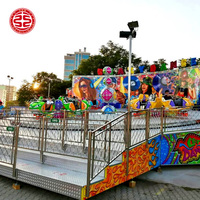 Manège mobile Breakdance, parc d'attractions portable, manèges pour enfants et adultes, sensations fortes, Break Dance fou avec remorque montée à vendre