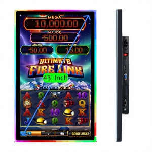 Xinliantimes New 43-inch High-Resolution 16:9 USB/DVI/Serial Intellitouch Gaming Flat <strong>Touch</strong> Monitor Interactive Amusement <strong>Black</strong> - Product Image 2