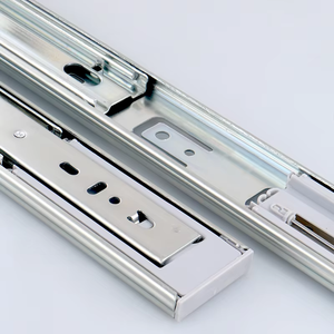 ROEASY LOCK 1 45MM 1.1*1.1*1.4MM Full Extension Soft Closing <strong>Drawer</strong> Slide Telescopic Channel <strong>Runner</strong> for Cabinet Furniture - Product Image 6