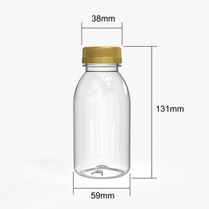 Fabrika toptan 250ml plastik şişeler içecek kahve yoğurt ambalaj <span class=keywords><strong>PET</strong></span> plastik şişeler - Product Image 4