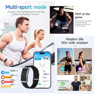 Bracelet intelligent sportif G69, étanche IP68, bracelet en silicone, fréquence cardiaque, oxygène sanguin, suivi de la forme physique numérique, rappel d'appel, Android - Product Image 5