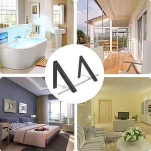 <strong>Wall</strong> <strong>Hung</strong> Aluminum Foldable Clothes Airer <strong>Drying</strong> <strong>Rack</strong> Laundry Hanger for Indoor Outdoor Home - Product Image 4