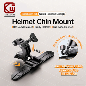 Soporte de Montaje Rápido Universal Kewig para Grabación POV, Base de Grabación en Primera Persona, Soporte para Cámara de Acción para Casco de Motocicleta - Product Image 3