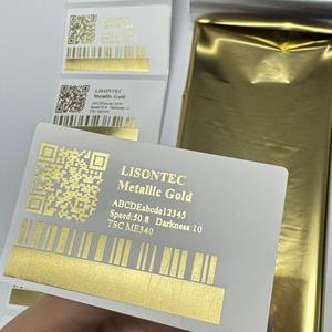 LISONTEC Factory Price Shiny Metallic Golden Resin Thermal Transfer <strong>Ribbon</strong> Barcode <strong>Ribbon</strong> TTR Compatible LC300 Core 1 <strong>Printer</strong> - Product Image 4