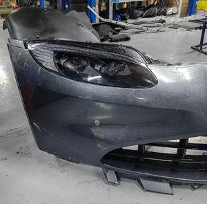 Para <span class=keywords><strong>Aston</strong></span> <span class=keywords><strong>Martin</strong></span> Vantage DB11, placa protectora inferior, revestimiento de guardabarros, nuevo conjunto de parachoques delantero con recortes de escape - Product Image 3