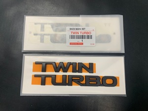 Twin Turbo Rear Emblem for <strong>Land</strong> <strong>Cruiser</strong> LC300 FJ300