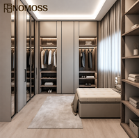 Armarios de Vestidor Contemporáneos de Lujo con Diseño Personalizado para Proyectos de Interiores de Villas