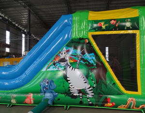 <span class=keywords><strong>Jeu</strong></span> <span class=keywords><strong>de</strong></span> Course Amusant pour Enfants, Château Gonflable <span class=keywords><strong>de</strong></span> Course, Combo, Petit Parcours d'Obstacles Gonflable dans <span class=keywords><strong>la</strong></span> <span class=keywords><strong>Jungle</strong></span>, 14960 - Product Image 4